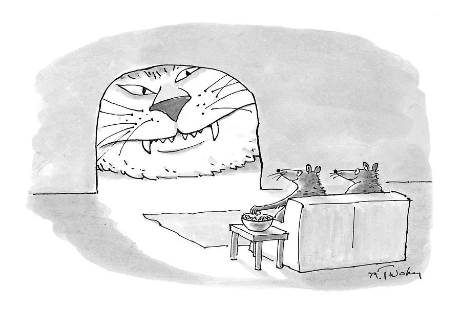 Animal Drawing - New Yorker September 28th, 1998 by Mike Twohy