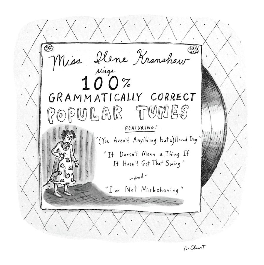 New Yorker September 5th, 1988 Drawing by Roz Chast New Yorker September 5th, 1988 Drawing by Roz Chast