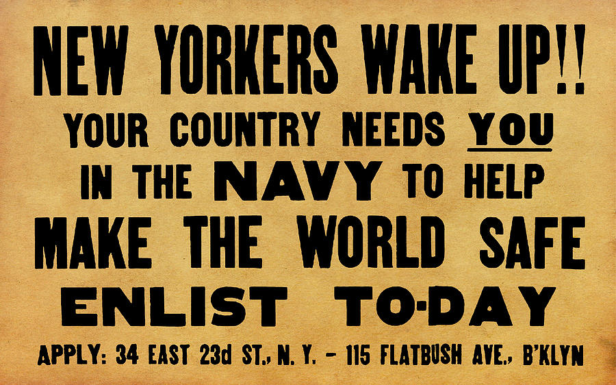 New York City Photograph - New Yorkers Wake Up by God and Country Prints
