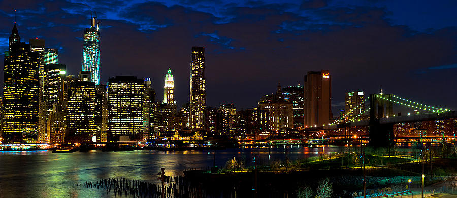 New Yorks East River Panorama Photograph by Mitchell R Grosky
