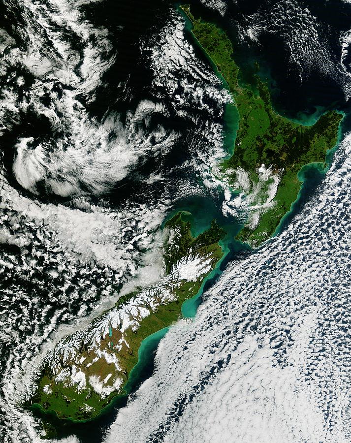 New Zealand Photograph by Science Photo Library New Zealand Photograph by Science Photo Library