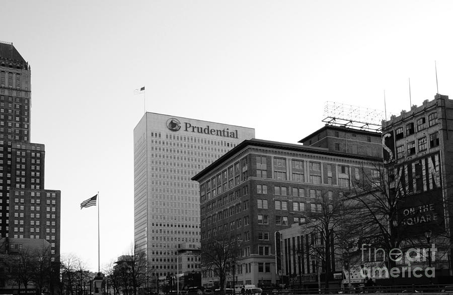 Newark Photograph - Newark  New Jersey in Black and White by Paul Ward