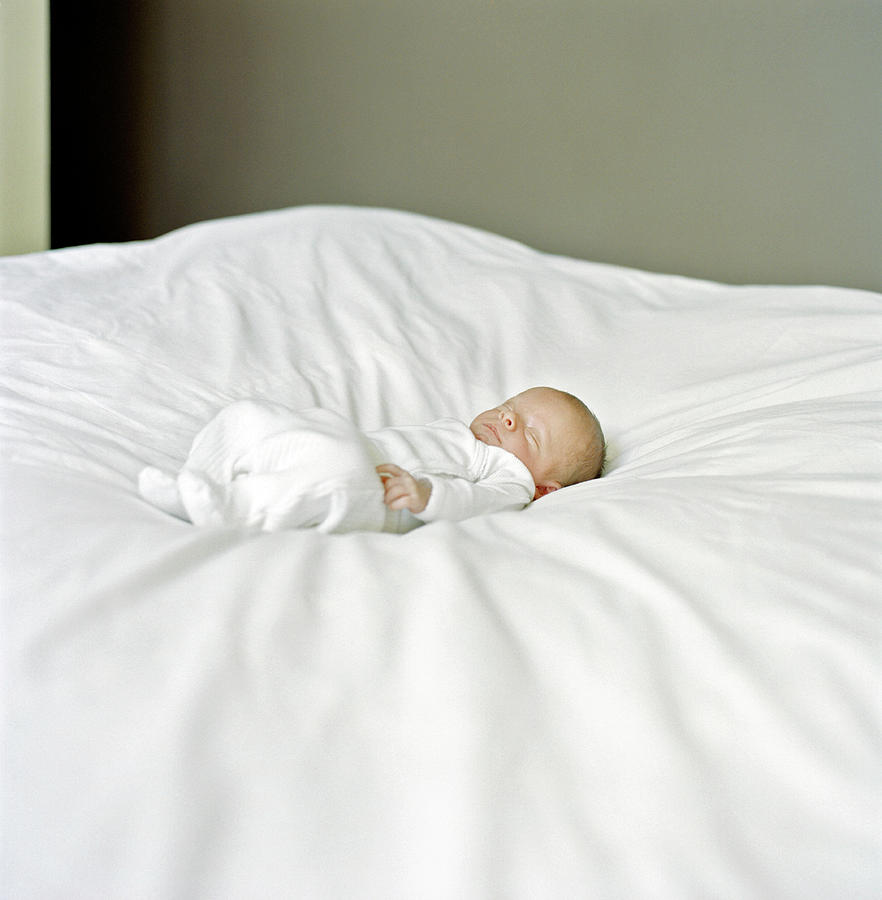 Newborn Baby Boy Sleeping Photograph by Cecilia Magill/science Photo Library