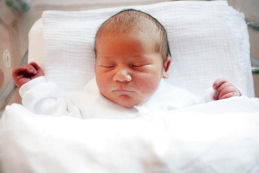 Newborn Baby Sleeping Photograph by Science Photo Library Newborn Baby Sleeping Photograph by Science Photo Library