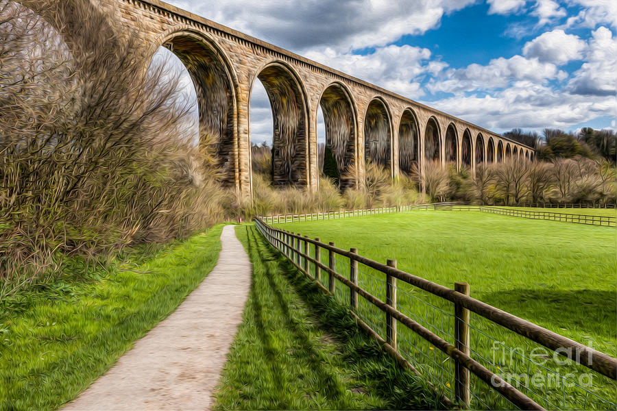 Newbridge Rail Viaduct Photograph by Adrian Evans