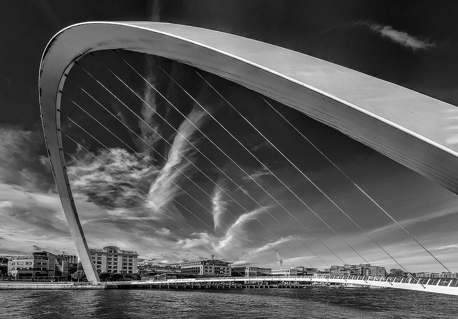 Bridge Photograph - Newcastle Cityscape by Trevor Kersley