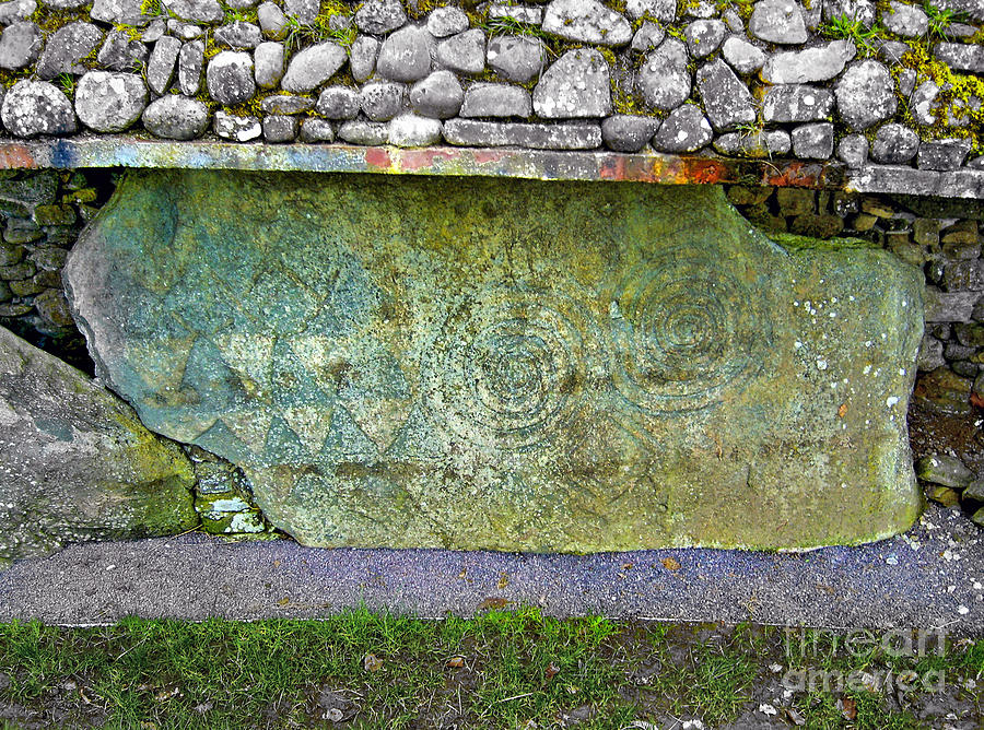 Newgrange standing stone Photograph by Nina Ficur Feenan