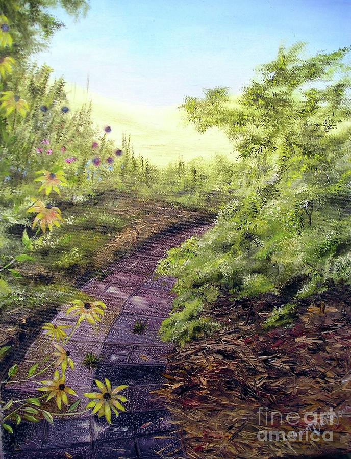 Newly Mulched Painting by AMD Dickinson