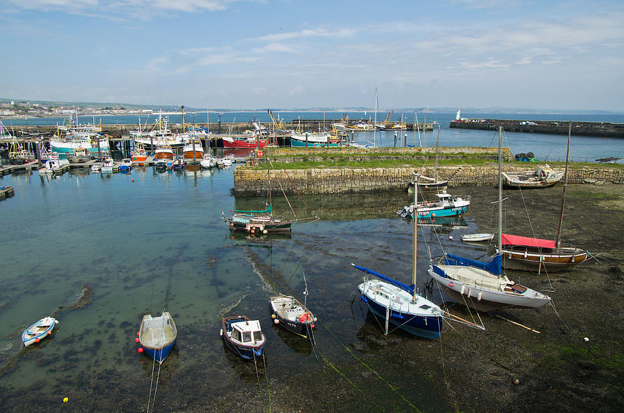 Newlyn Harbour in Cornwall Photograph by Pete Hemington