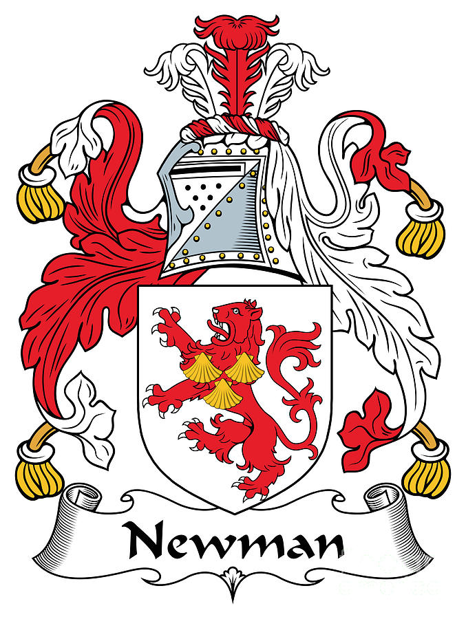 Newman Coat of Arms Irish Digital Art by Heraldry | Pixels