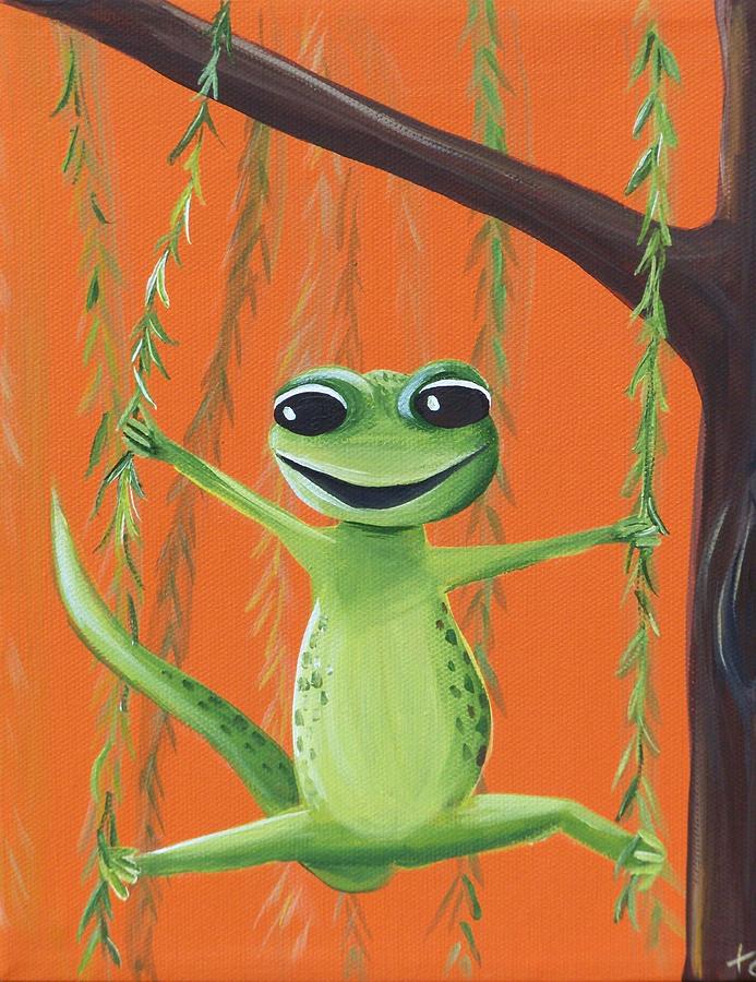Newt Painting - Newman by Tracie Davis