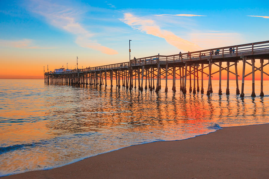 Newport Beach Balboa Pier, RTE 1,Orange County California Photograph by Ron_Thomas