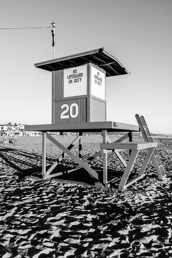 Black And White Photograph - Newport Beach Black and White Series 11 by Josh Whalen