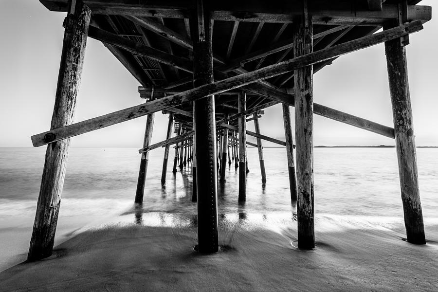 Black And White Photograph - Newport Beach Black and White Series 29 by Josh Whalen