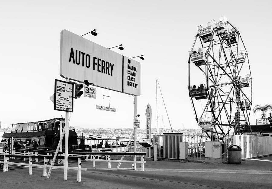 Black And White Photograph - Newport Beach Black and White Series Two by Josh Whalen