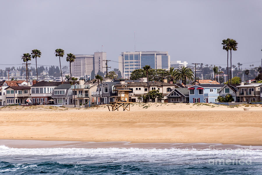 Newport Beach In Orange County California Photograph