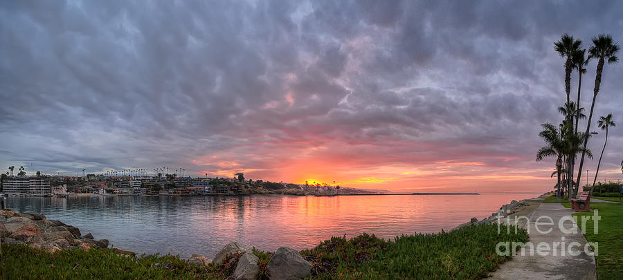 Newport Beach Sunrise Photograph by Eddie Yerkish