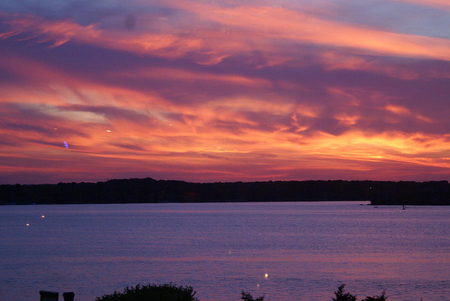 Newport Rhode Island Photograph - Newport Sky at Sunset by Paul Lavoie