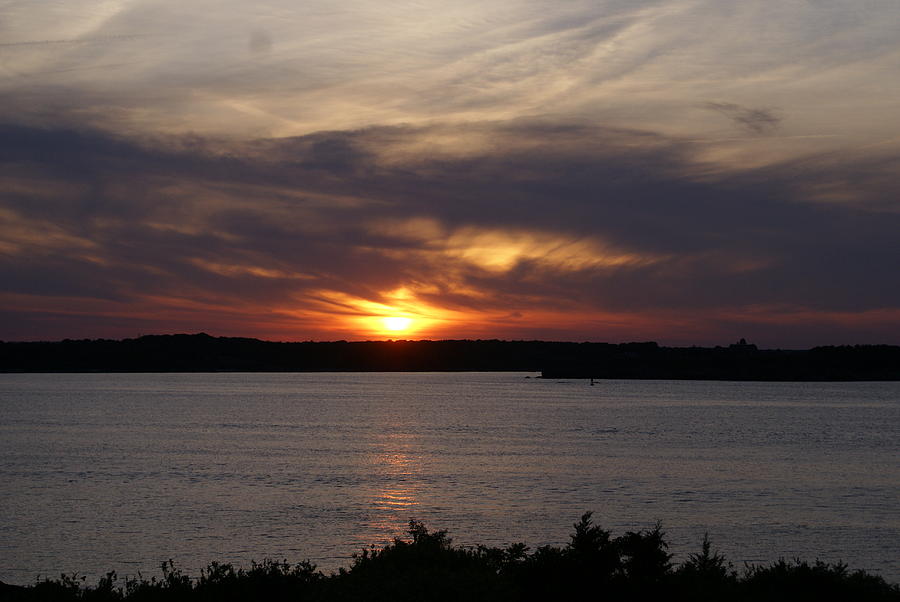 Newport Sunset Photograph by Paul Lavoie - Fine Art America