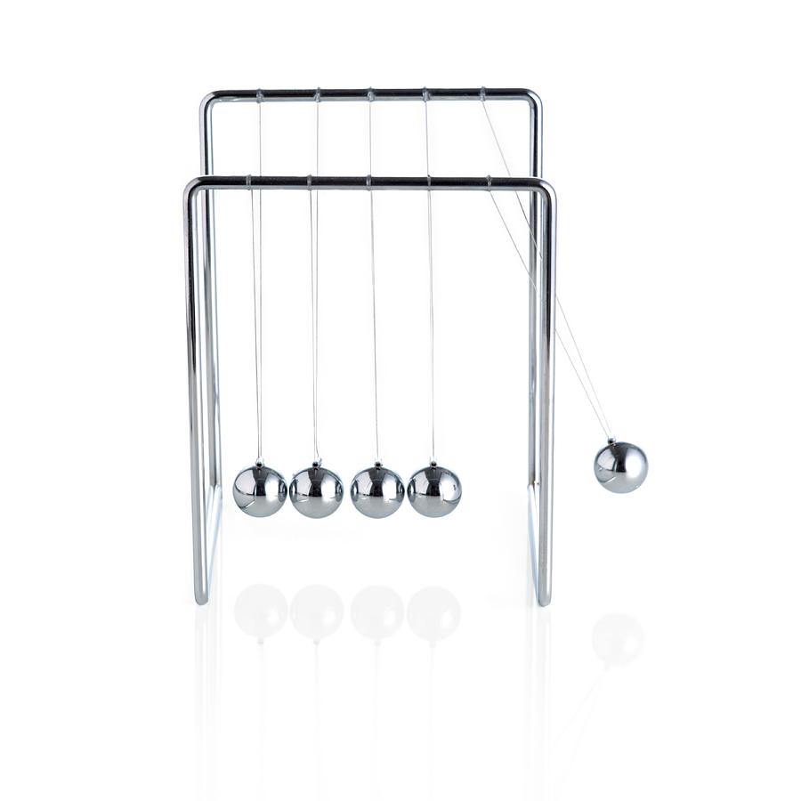 Newtons Cradle Toy Photograph by Science Photo Library