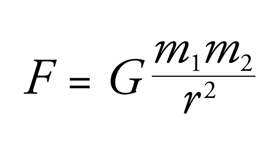 The Universal Law Of Gravitation