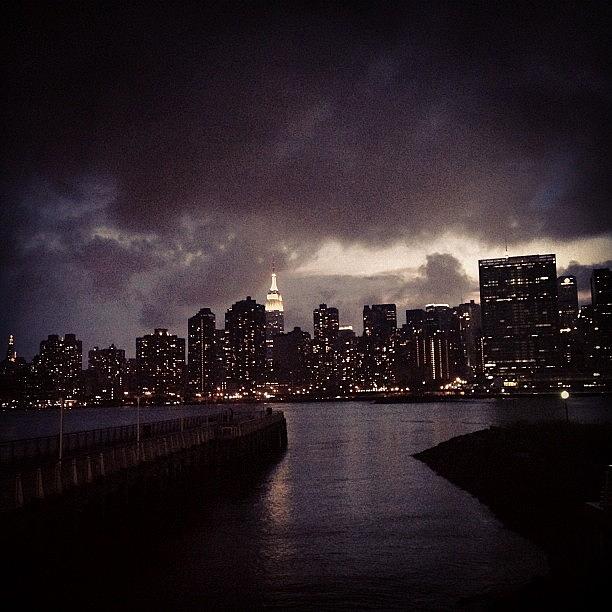 Skyline Photograph - #newyork #nyc #lic #skyline #skyscraper by Tony Sinisgalli