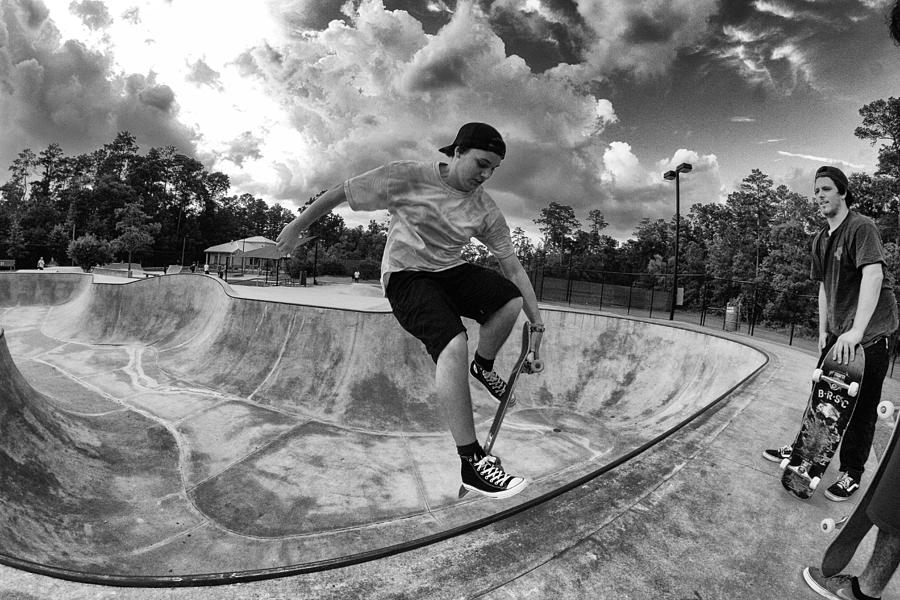 Skateboarding Photograph - Next by Mick Logan