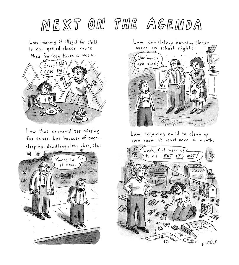 Next On The Agenda Drawing by Roz Chast