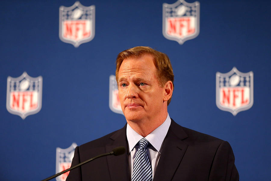 NFL Commissioner Roger Goodell News Conference Photograph by Elsa