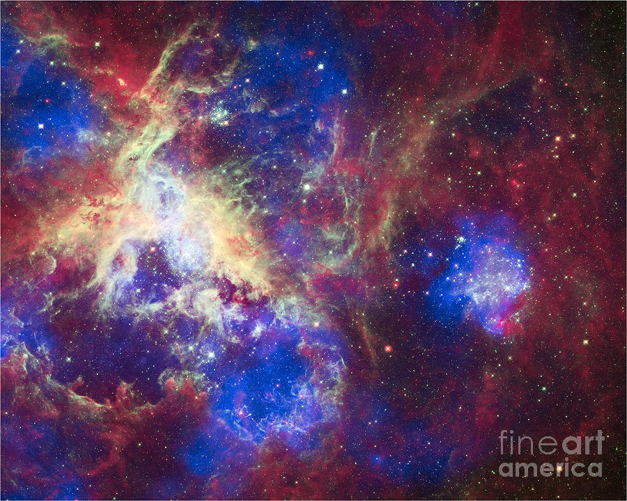 Ngc 2070, Tarantula Nebula, Composite Photograph by Science Source