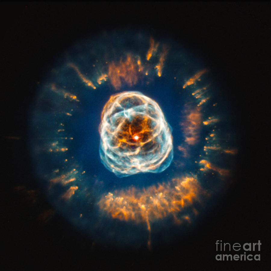Ngc 2392, Eskimo Nebula, Optical Photograph by Science Source