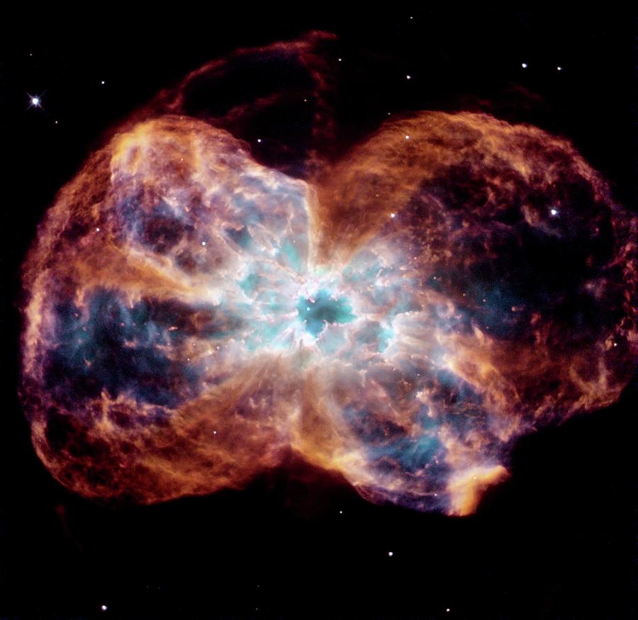 Ngc 2440 Planetary Nebula Photograph by Nasaesastsci
