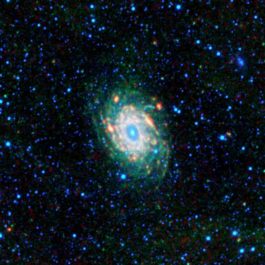 Ngc 6744 Spiral Galaxy Photograph by Nasa/jpl-caltech/ucla/science Photo Library