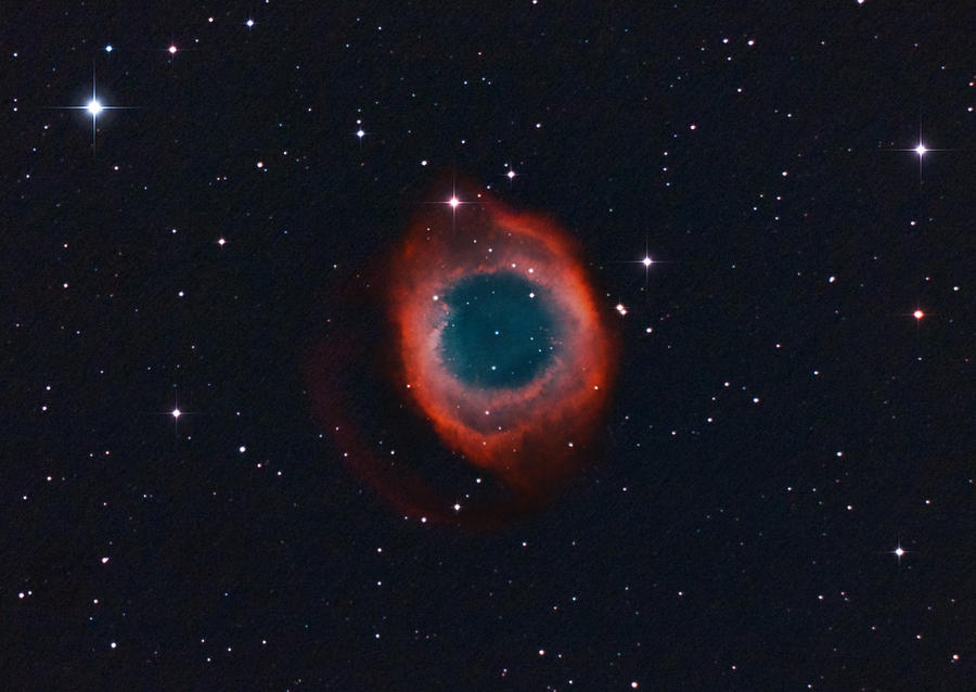 Ngc-7293, The Helix Planetary Nebula Photograph by John Chumack