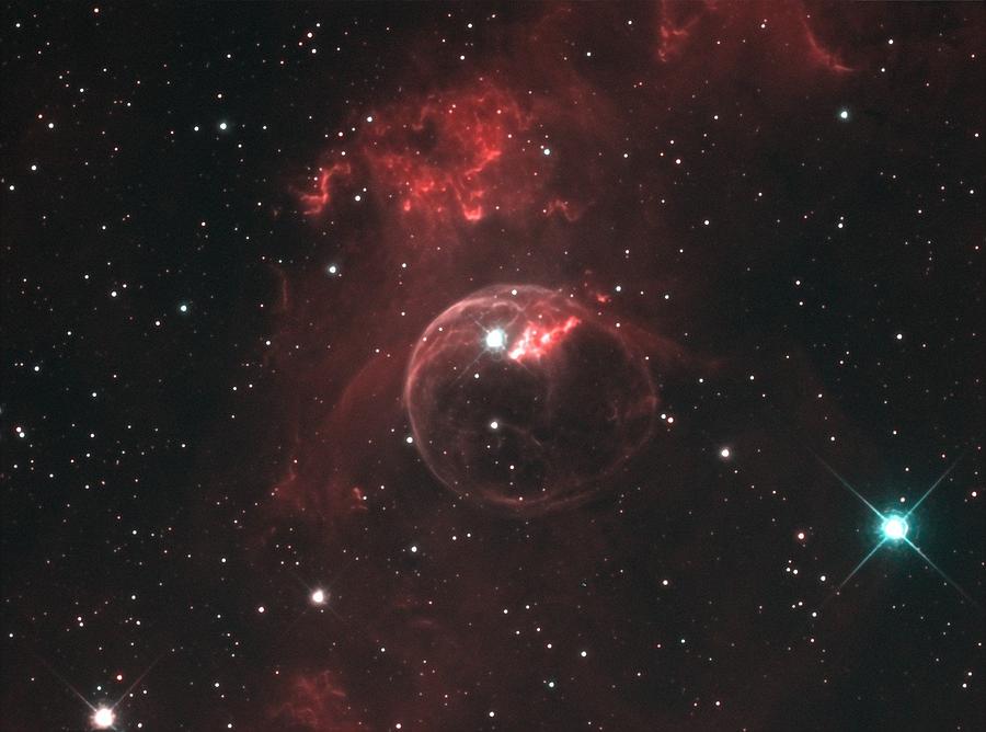 Interstellar Photograph - Ngc-7635 by Celestial Images