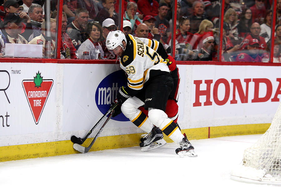 NHL: APR 15 Round 1 Game 2 - Bruins at Senators Photograph by Icon Sportswire