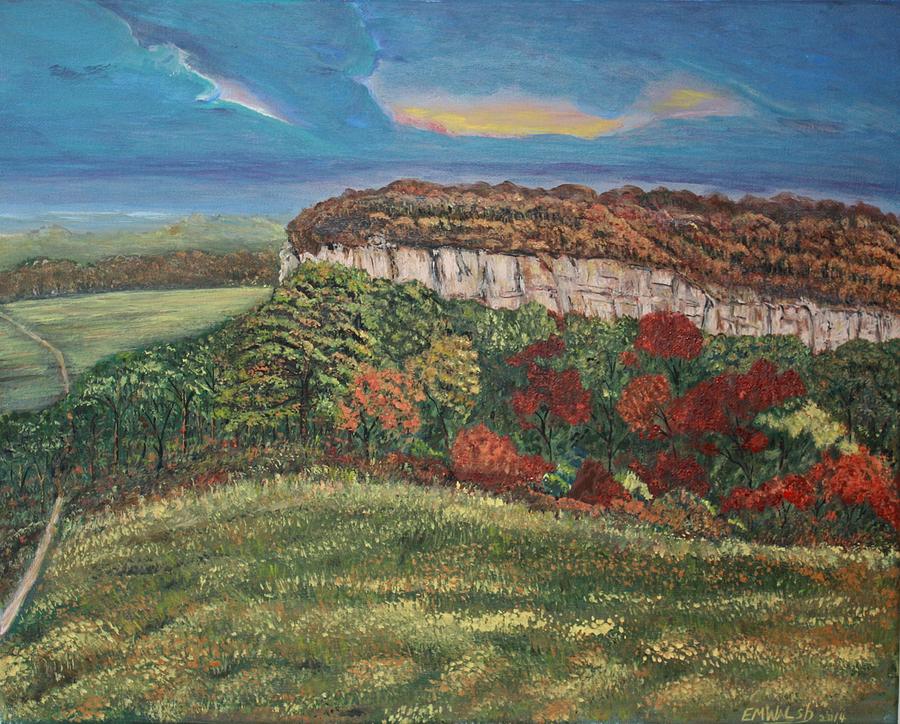Field Of Dreams Painting - Niagara Escarpment by Edward Walsh