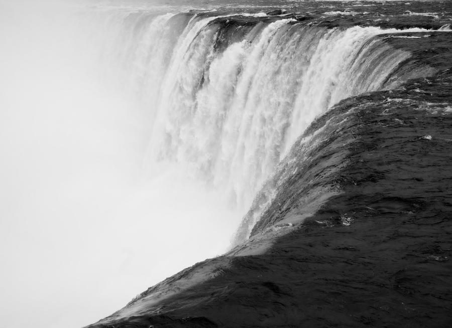 Niagara Falls BW Photograph by John Gusky