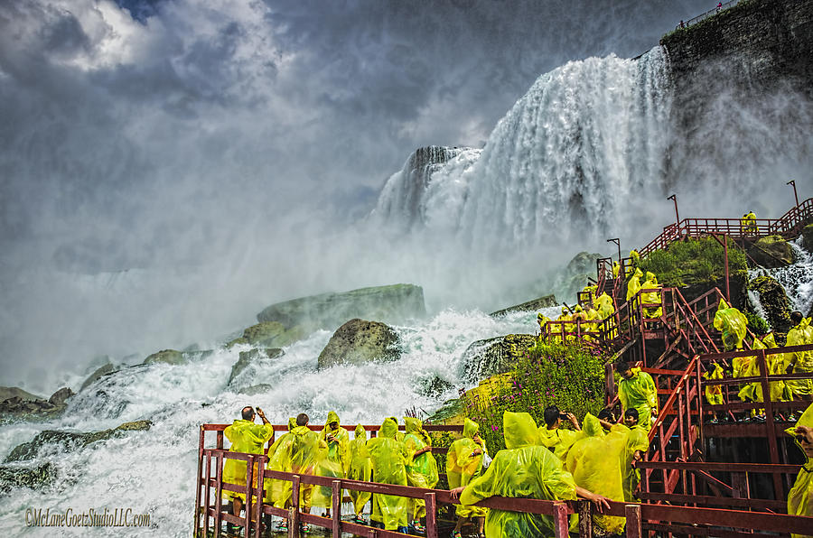 American Falls Niagara Cave of the Winds Photograph by LeeAnn McLaneGoetz McLaneGoetzStudioLLCcom