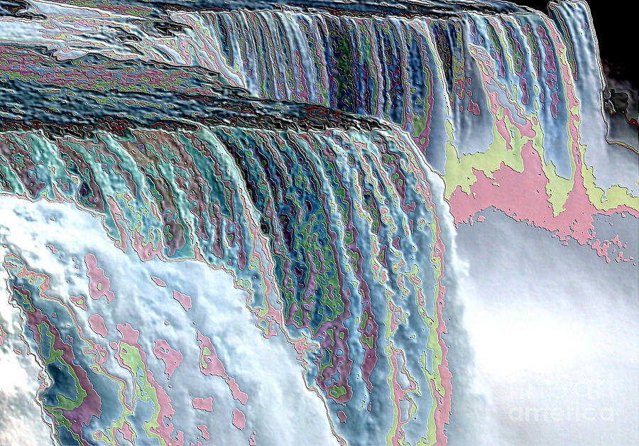 Niagara Falls Enameled Effect Photograph by Rose Santuci-Sofranko