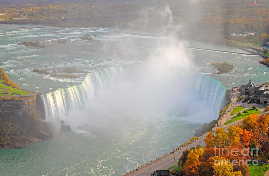 Niagara Falls Fall Colors Photograph by Charline Xia