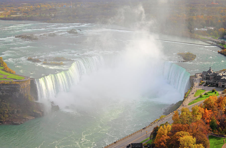 Niagara Falls Fall Colors Photograph by Orchidpoet