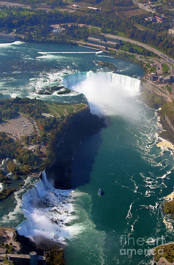 Niagara Falls From Above Photograph