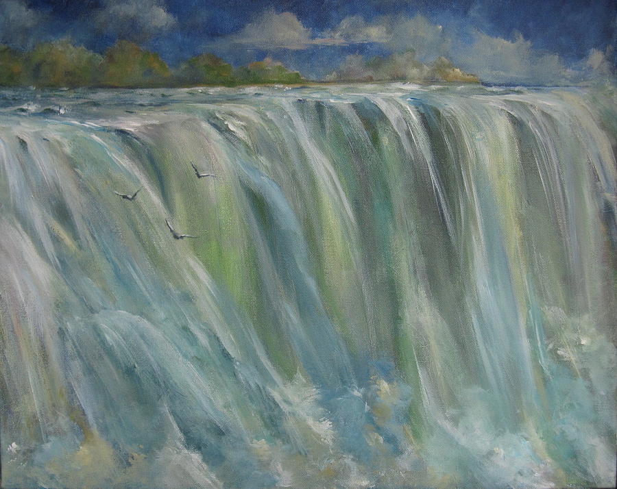 Waterfall Painting - Niagara Falls by Kathleen Harrington