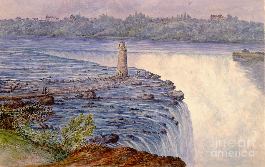 Niagara Falls Observatory 1846 Photograph by Padre Art