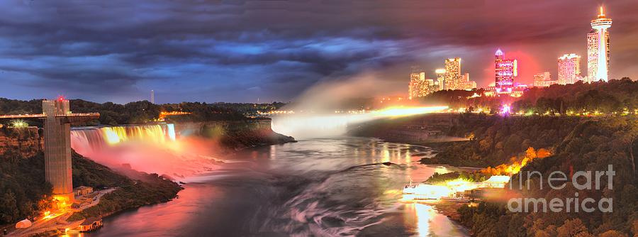 Niagara Falls Panorama Photograph by Adam Jewell