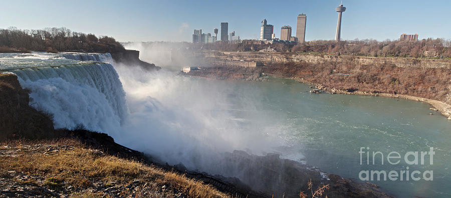 Niagara Falls Panorama Photograph by William Norton