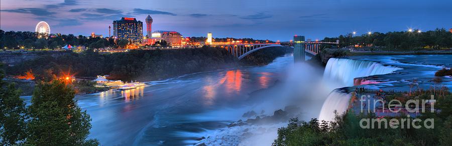 Niagara Falls Prospect Point Panorama Photograph by Adam Jewell