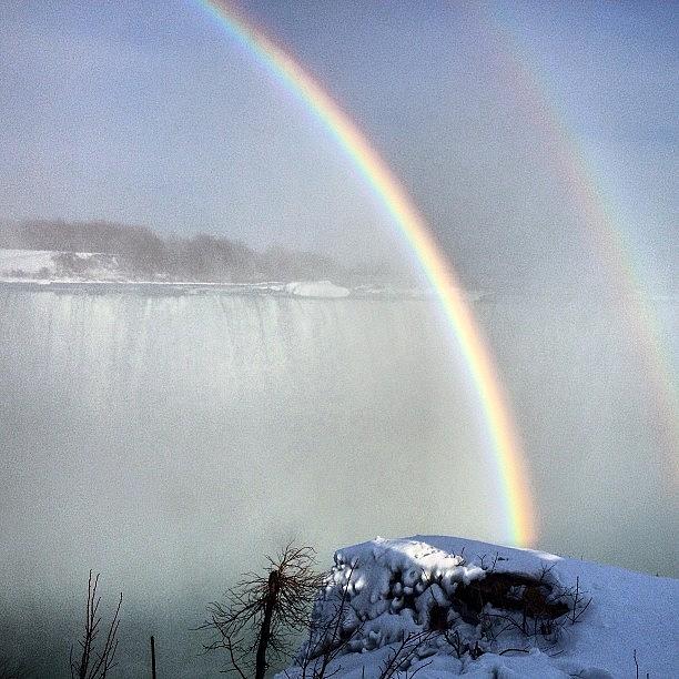 Waterfall Photograph - Niagara Falls, Though The Misty by Tim Paul