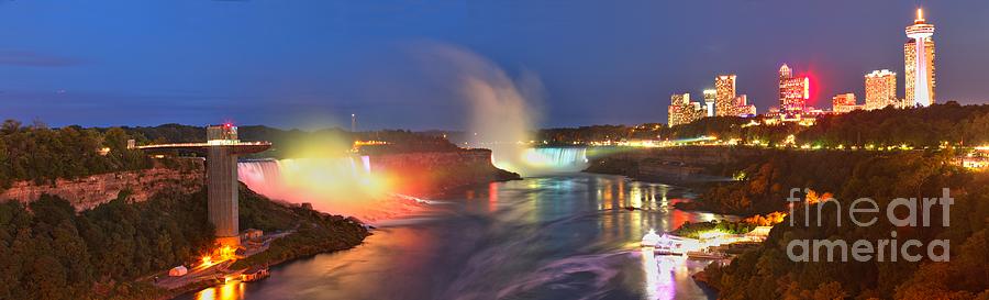 Niagara Falls Ultra Wide Panorama Photograph by Adam Jewell